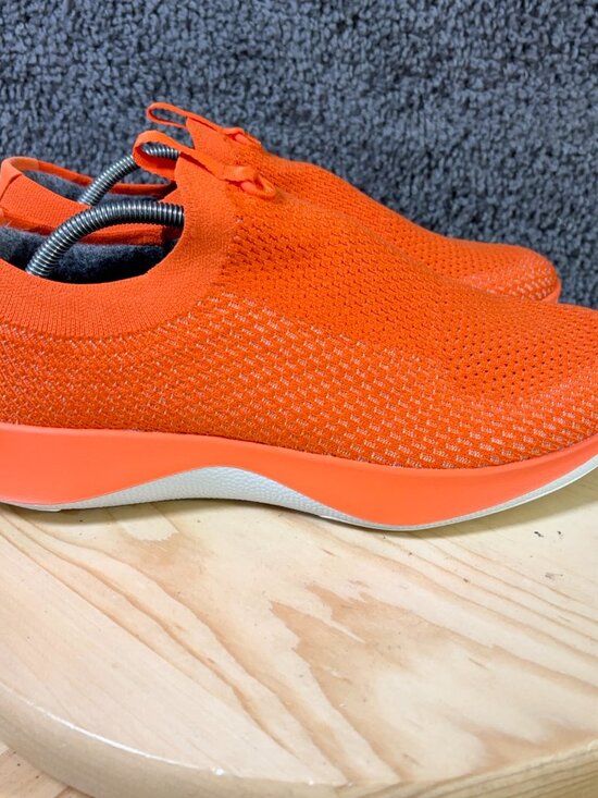 Allbirds Tree Dasher Relay Sneakers Mens Sz 12 Orange Knit Slip On Athletic Shoe main image 9